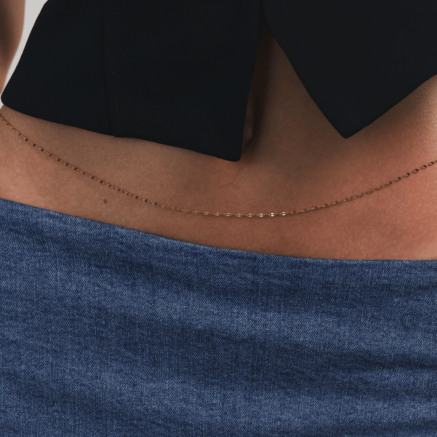 Dappel Oval Belly Chain - Gemlet