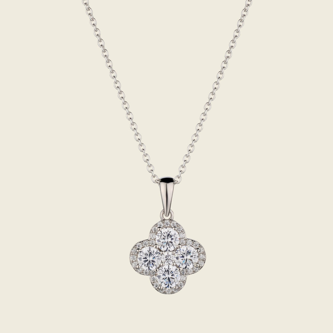 Diamond Clover CZ Special Pendant - Gemlet