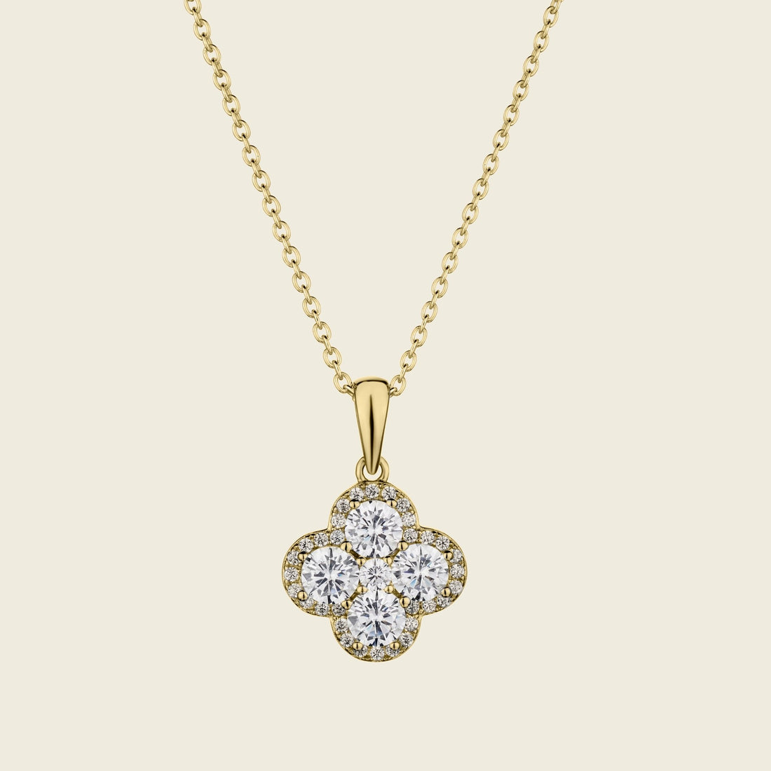 Diamond Clover CZ Special Pendant - Gemlet