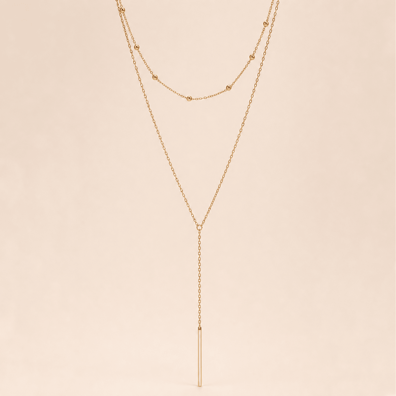 Drop Bar Lariat Necklace - Gemlet