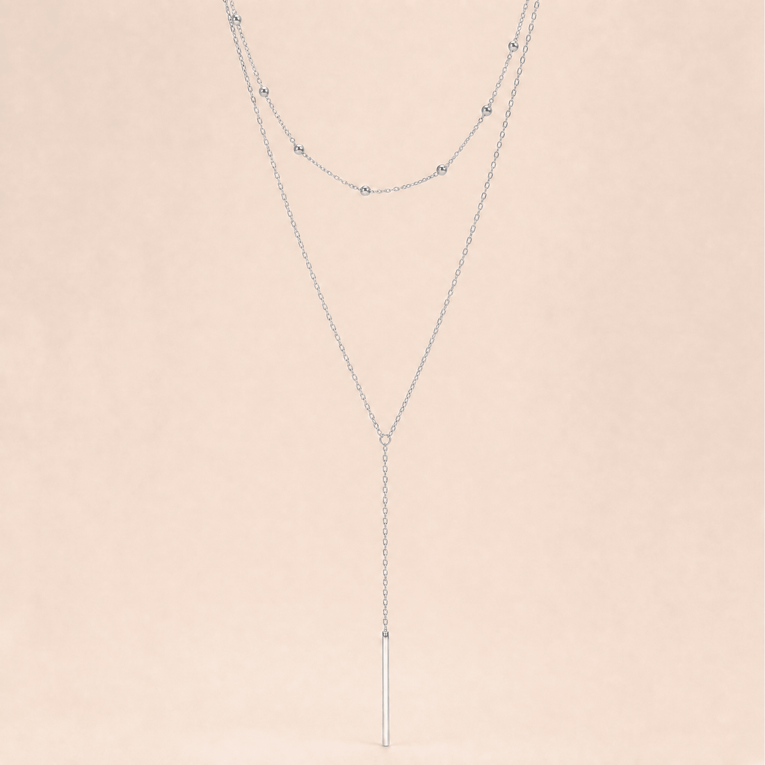 Drop Bar Lariat Necklace - Gemlet