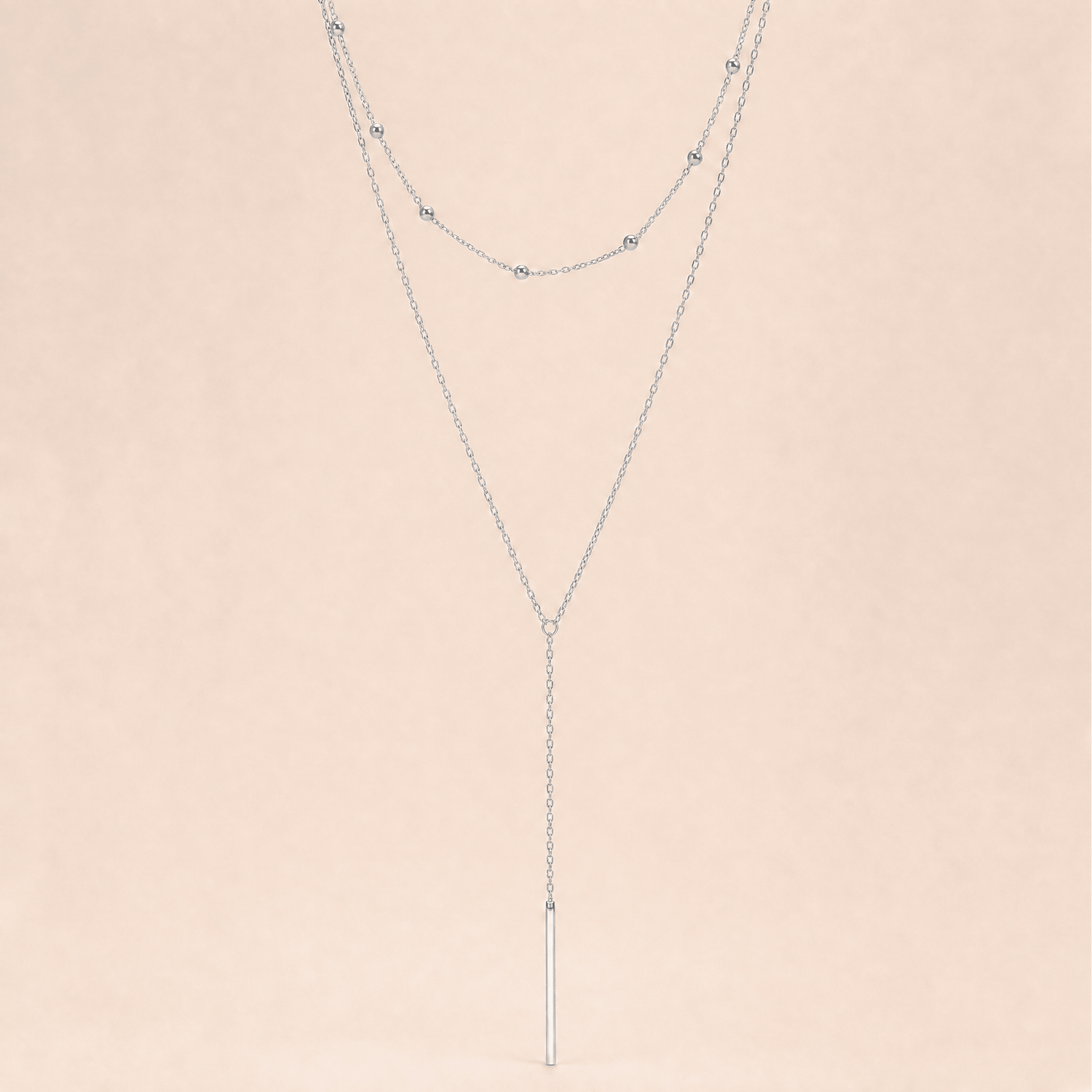 Drop Bar Lariat Necklace - Gemlet