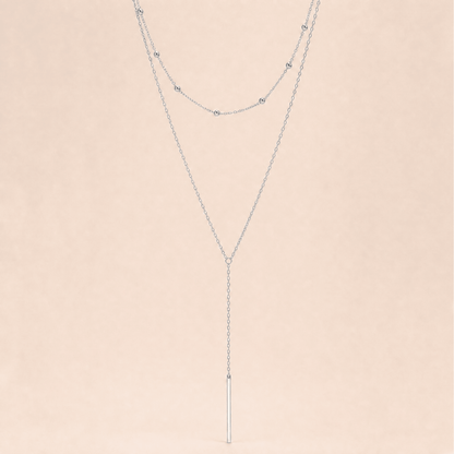 Drop Bar Lariat Necklace - Gemlet