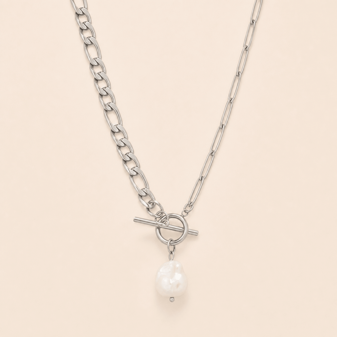 Dua Pearl Carabiner Necklace - Gemlet