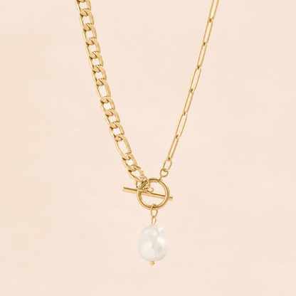 Dua Pearl Carabiner Necklace - Gemlet