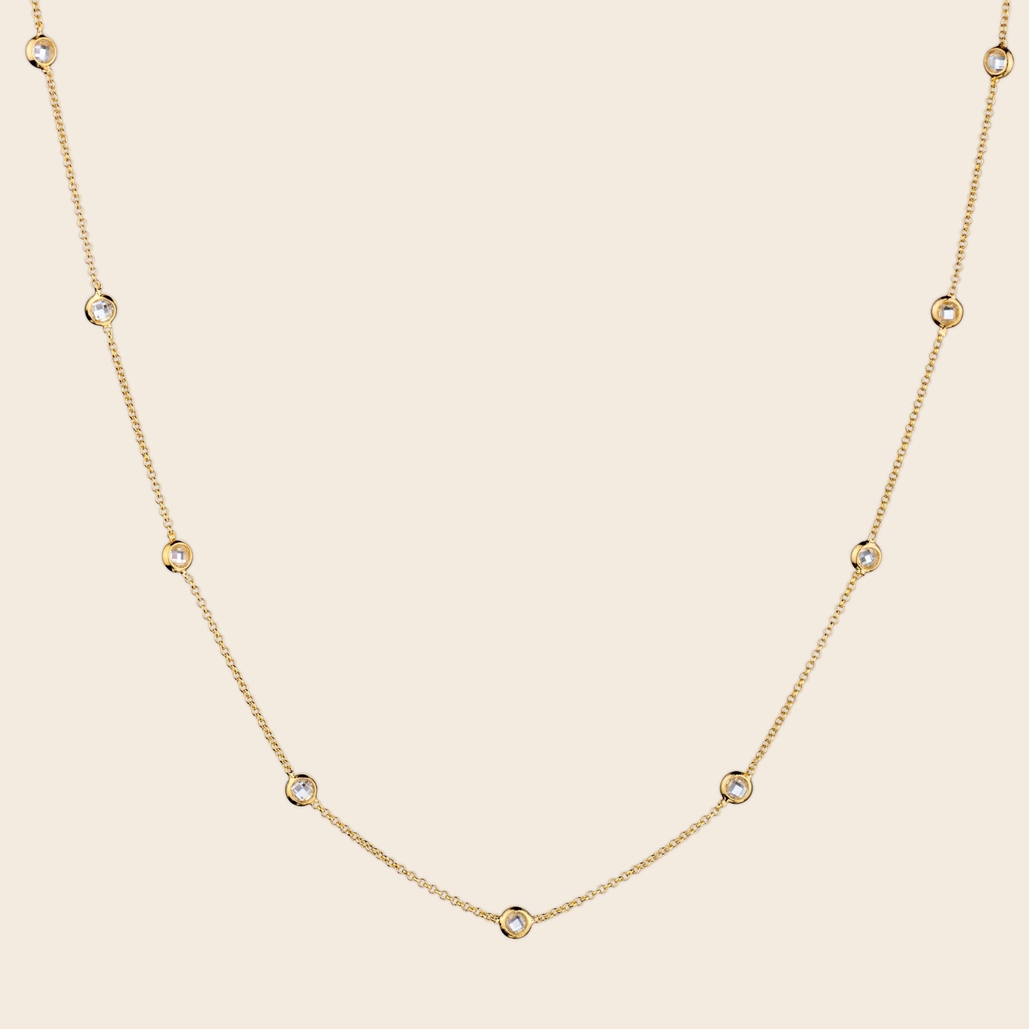 Embedded CZ Necklace - Gemlet
