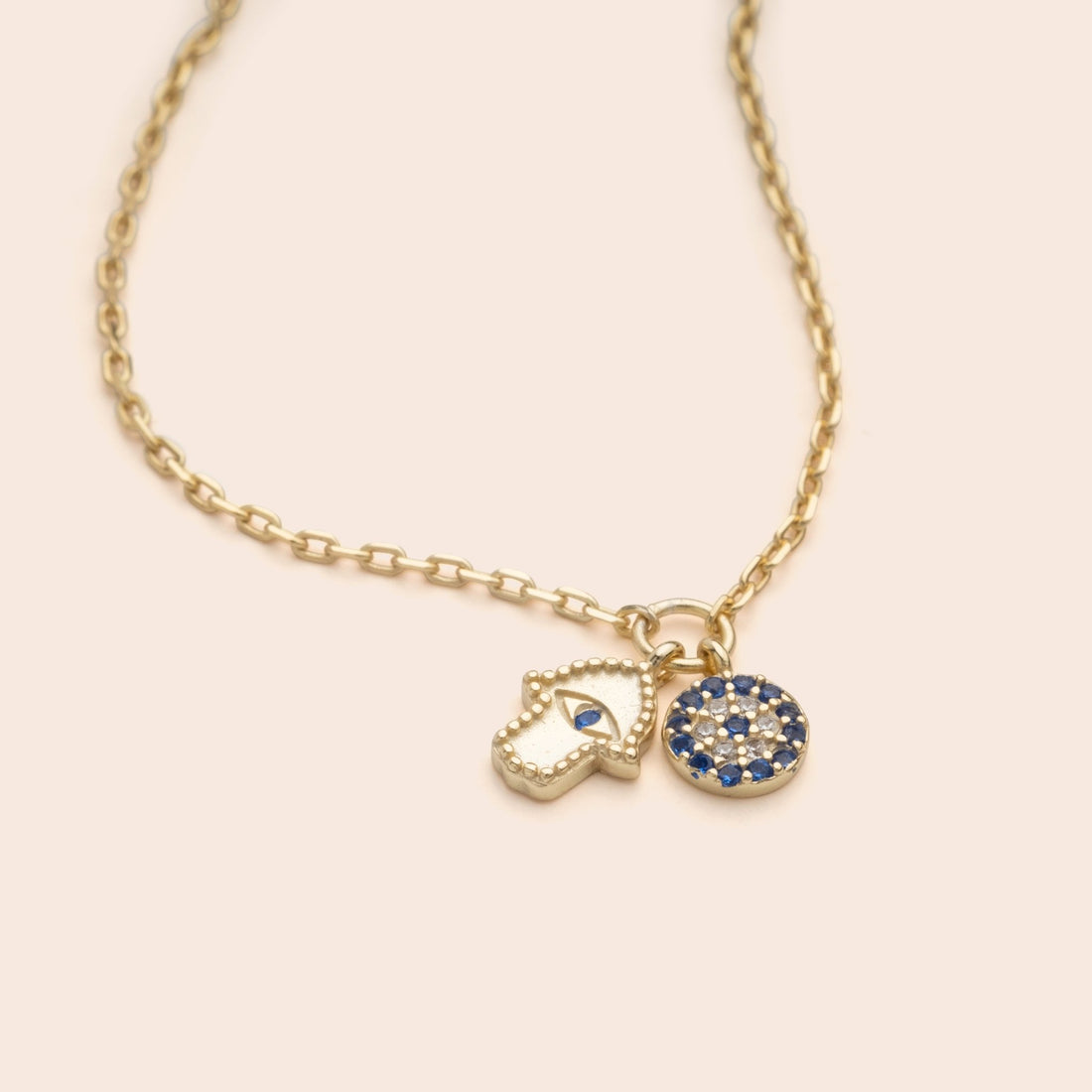 Evil Eye & Hamsa Dangle Bracelet - Gemlet