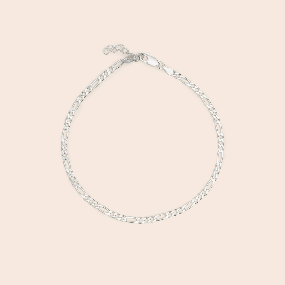 Flat Figaro Chain Bracelet - Gemlet