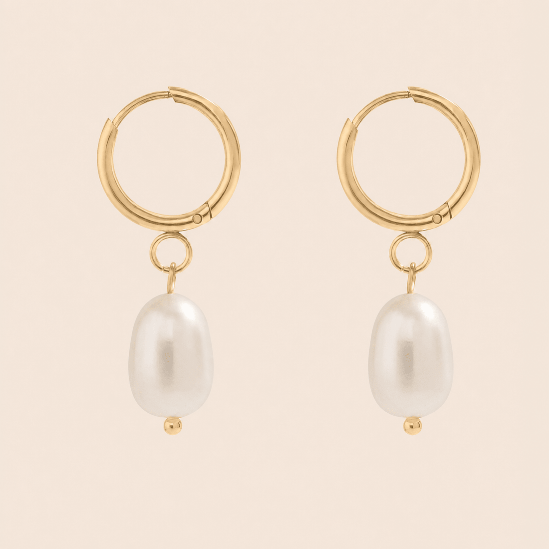 Freshwater Pearl Huggies - Gemlet