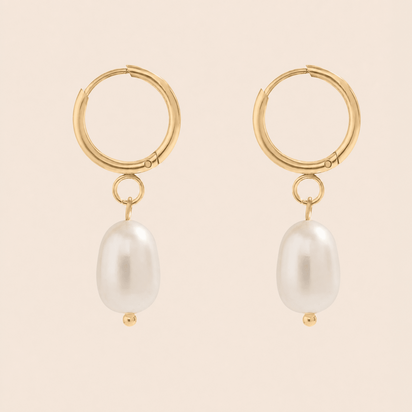 Freshwater Pearl Huggies - Gemlet