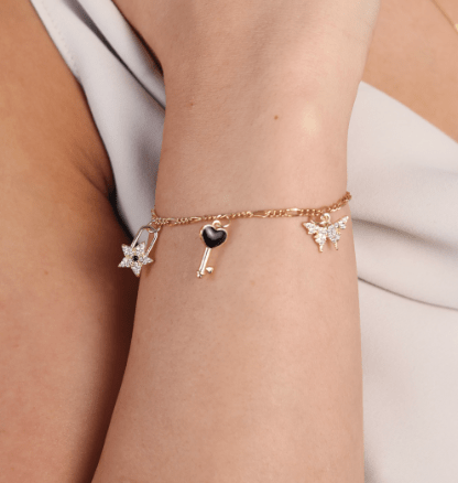 Gold Filled Charm Bar Bracelets - Gemlet