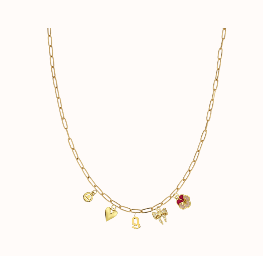Gold Filled Charm Bar Necklaces - Gemlet