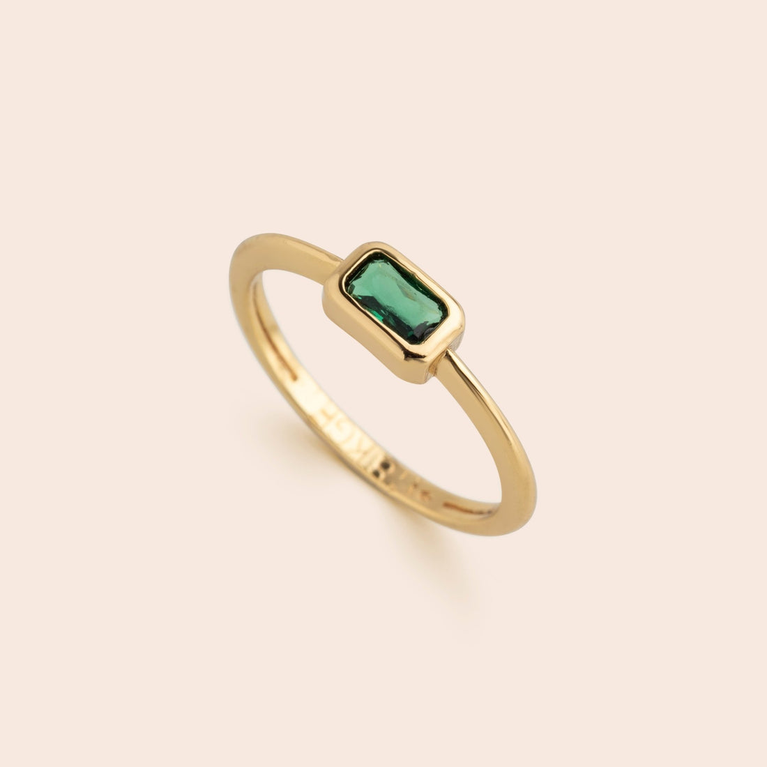 Green Baguette Ring - Gemlet