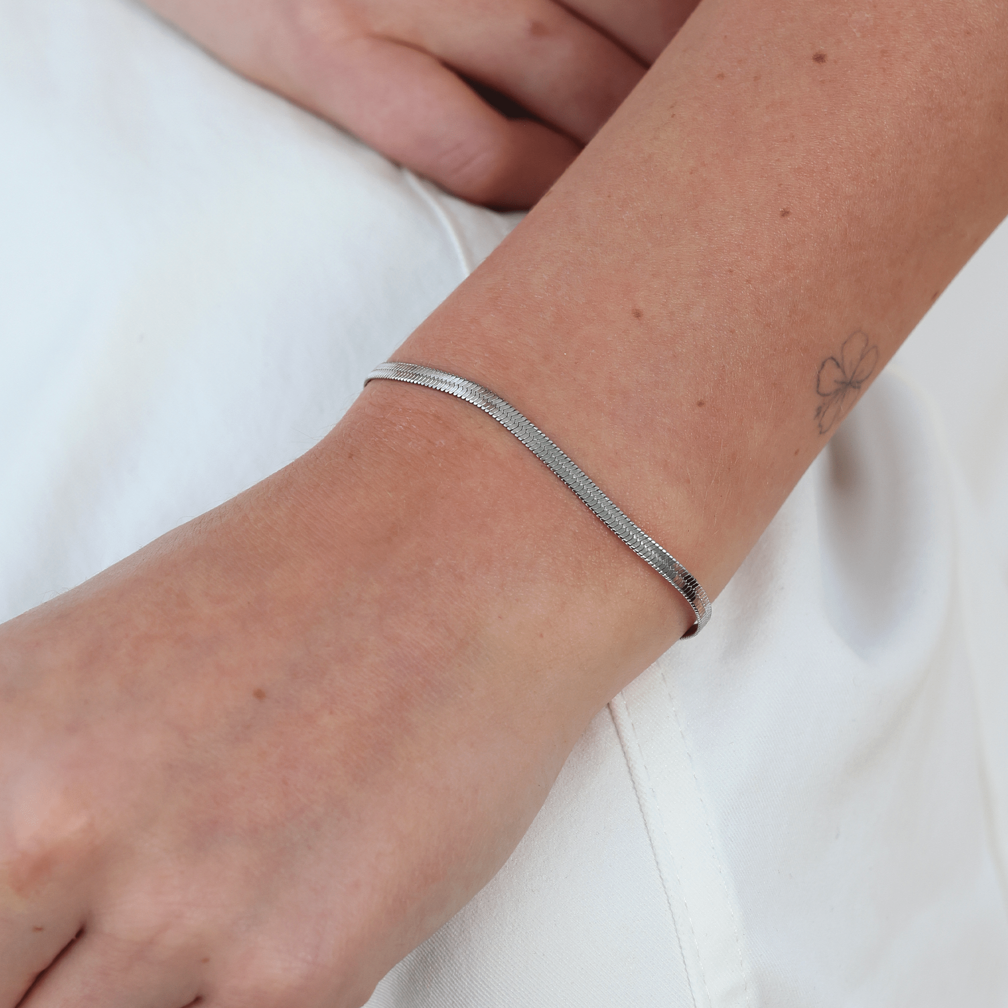 Herringbone Chain Bracelet - Gemlet