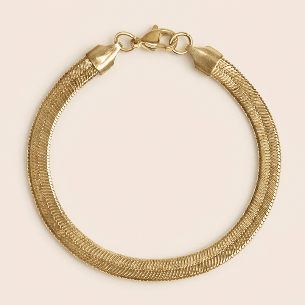 Herringbone Chain Bracelet - Gemlet