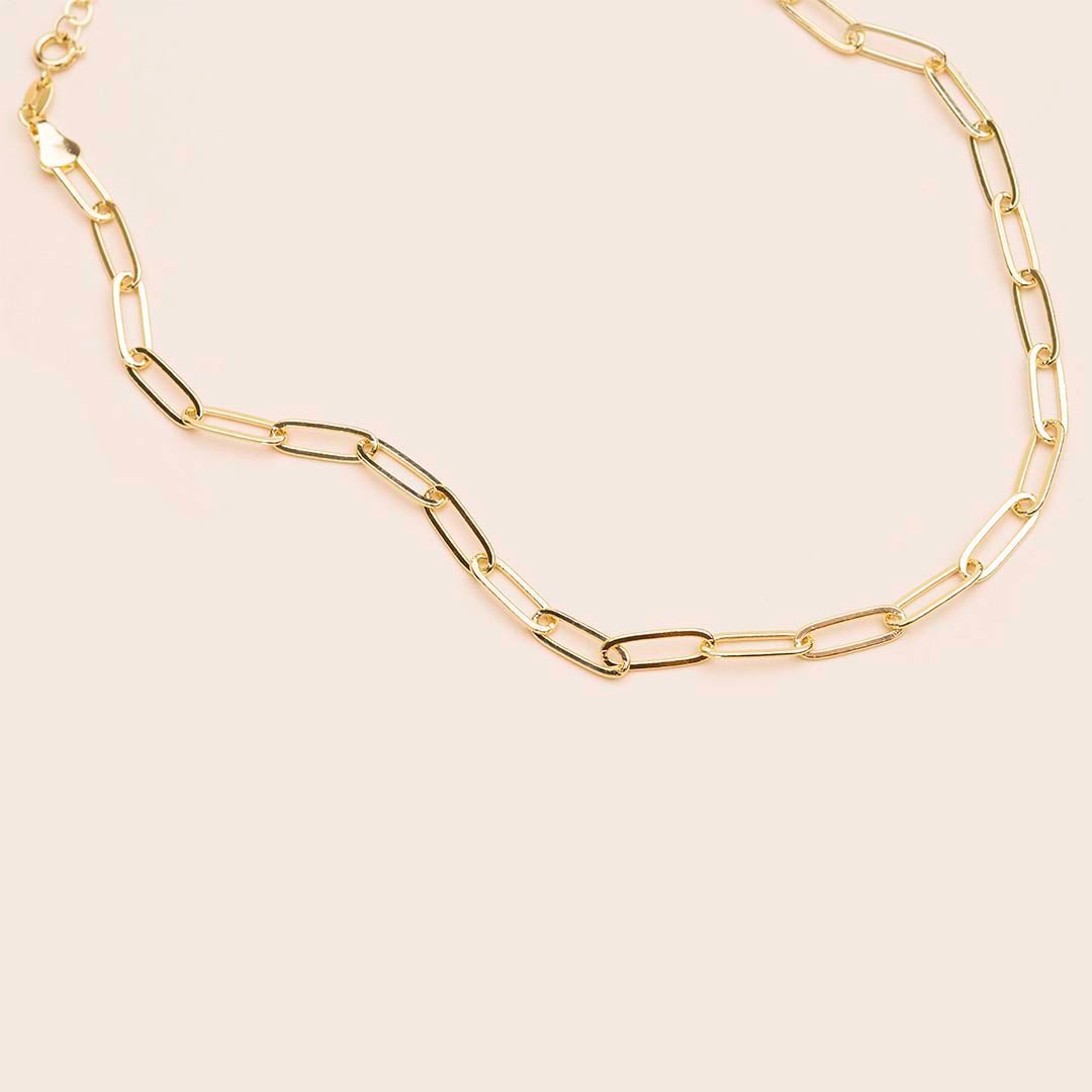 Large Paperclip Chain Necklace - Gemlet