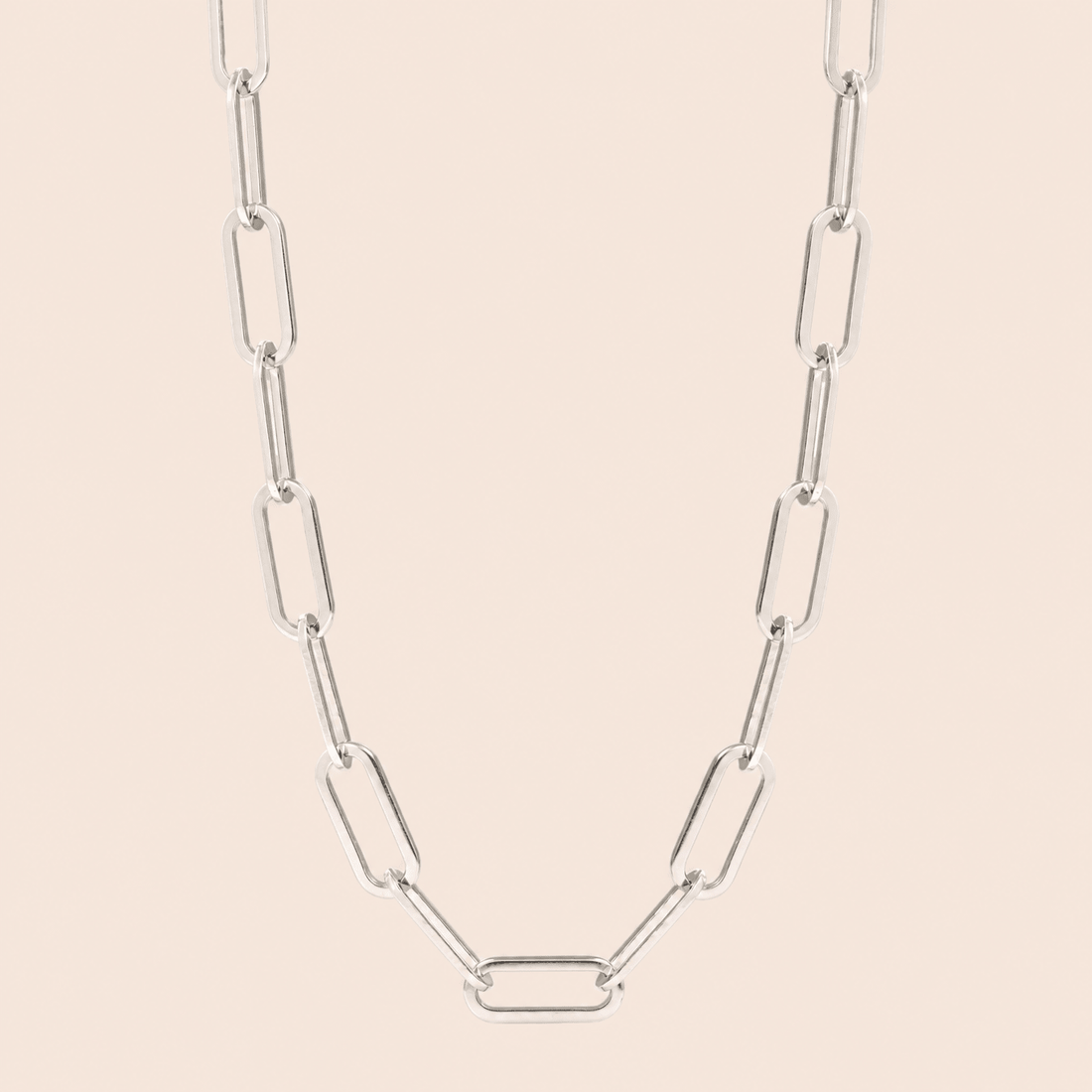 Large Paperclip Necklace - Gemlet