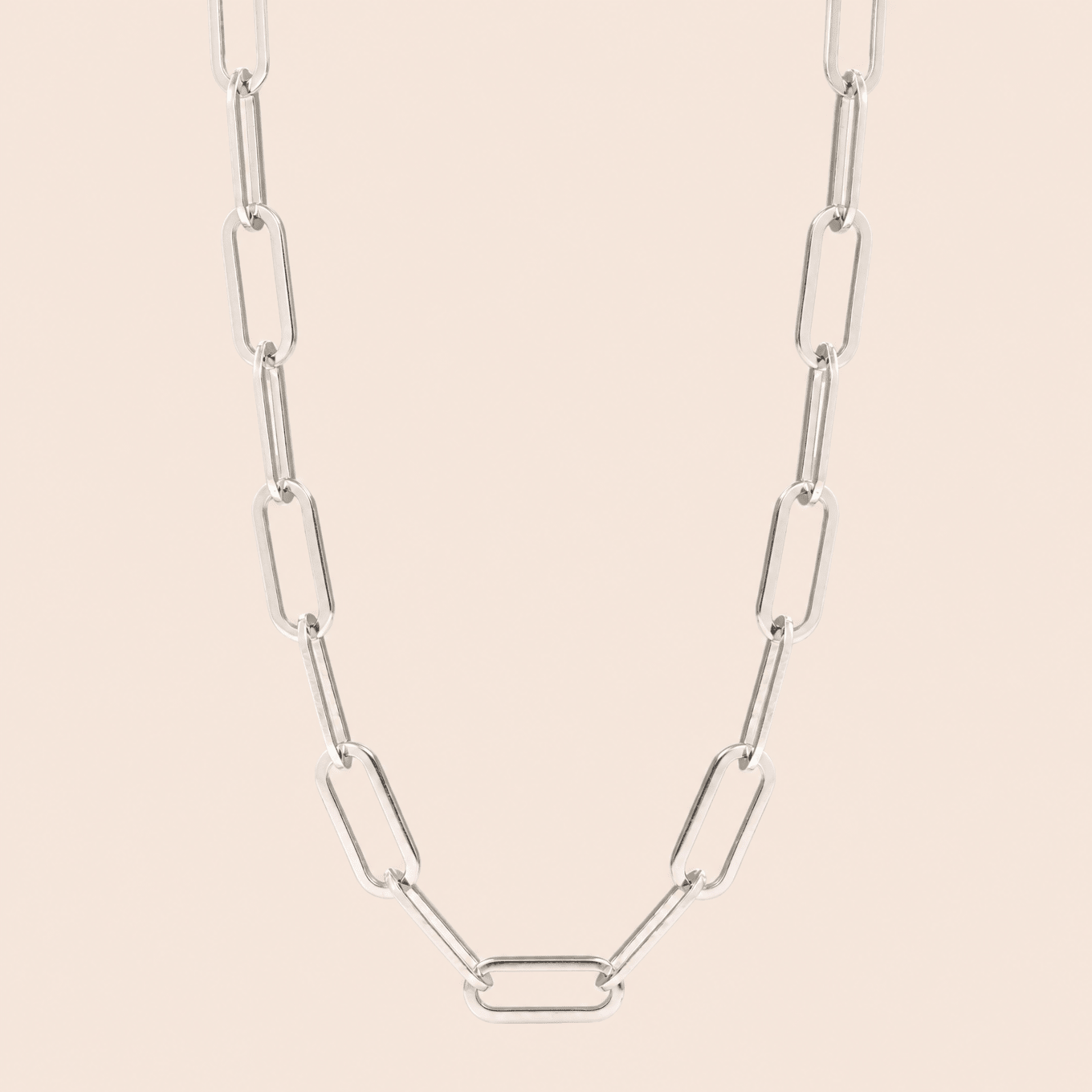 Large Paperclip Necklace - Gemlet