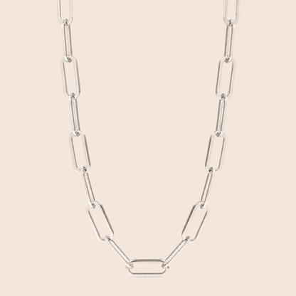 Large Paperclip Necklace - Gemlet