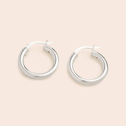 Mini Thick Hinged Hoops - Gemlet