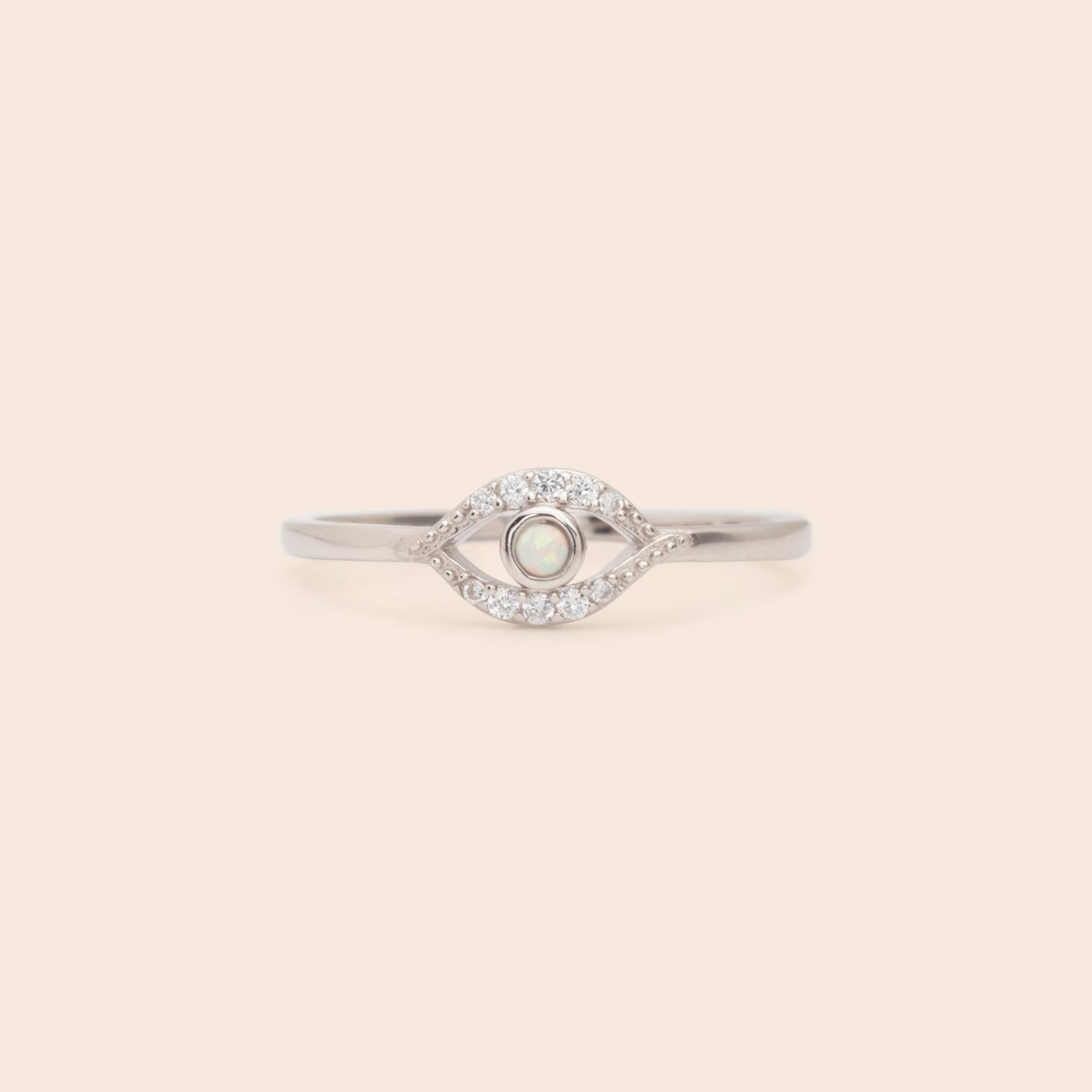 Opal Evil Eye Ring - Gemlet