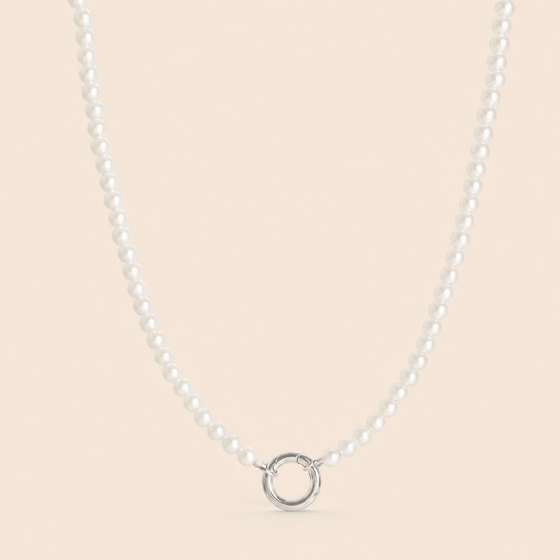 Pearl Carabiner Necklace - Gemlet