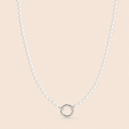 Pearl Carabiner Necklace - Gemlet