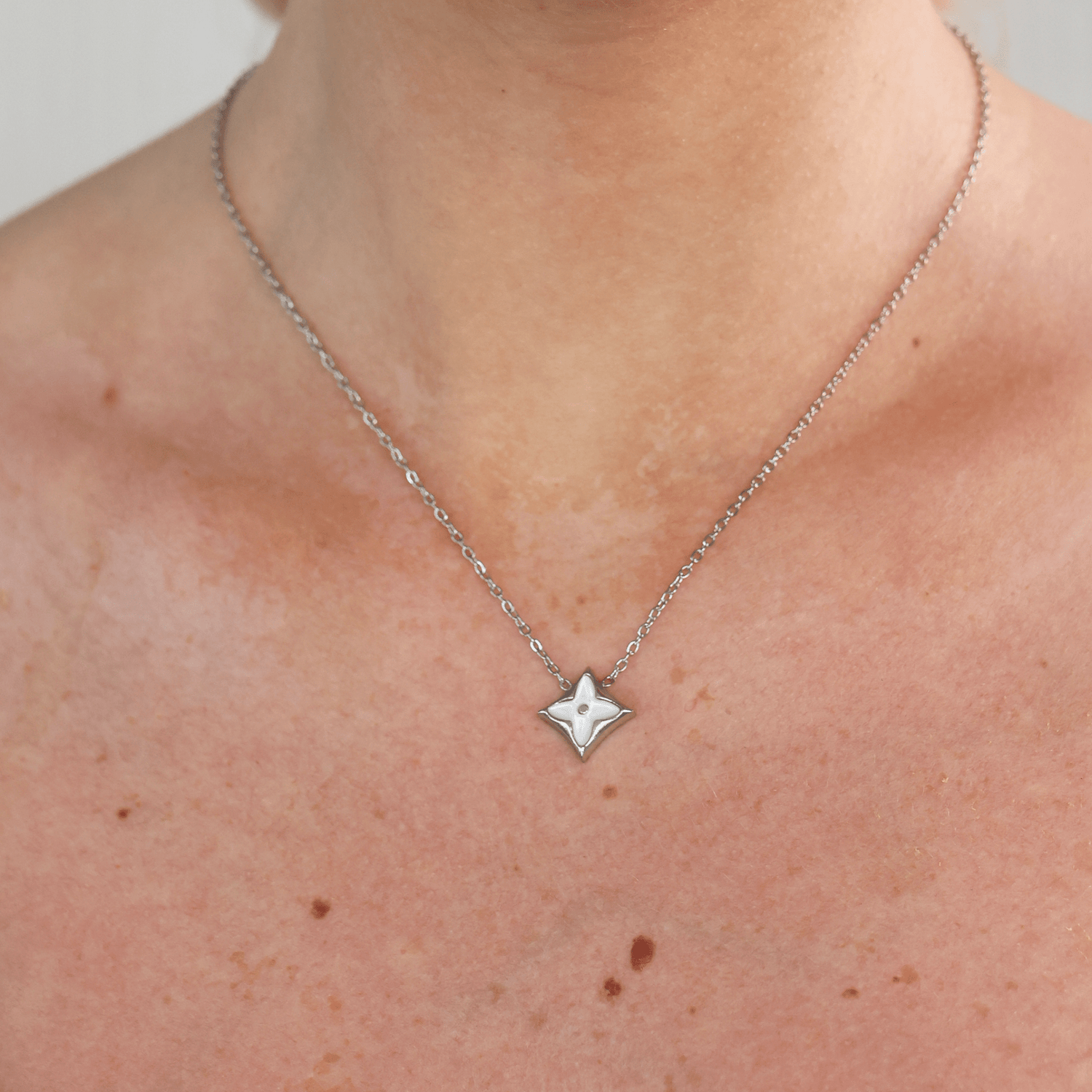 Pearl Star Charm Necklace - Gemlet