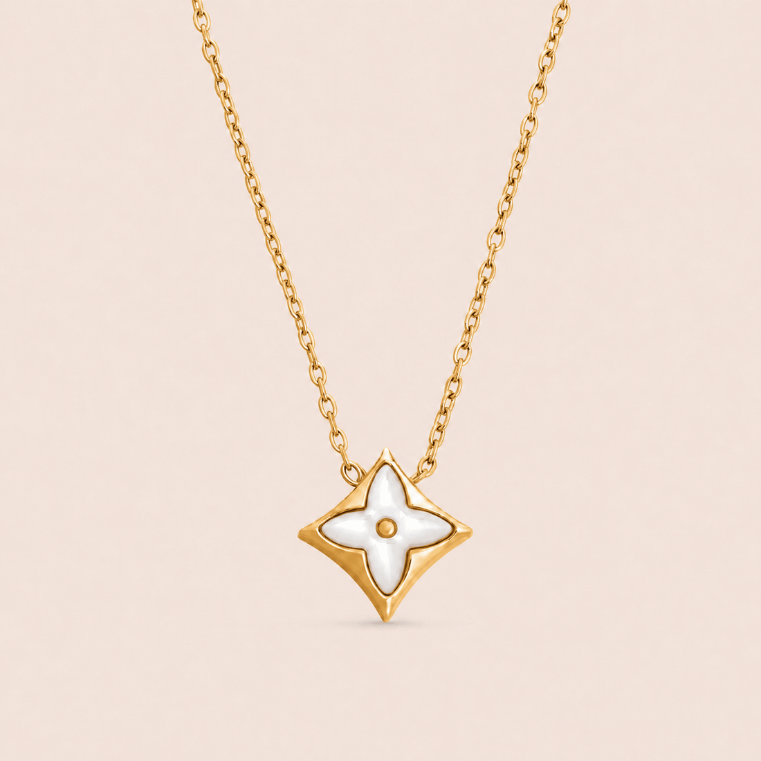 Pearl Star Charm Necklace - Gemlet