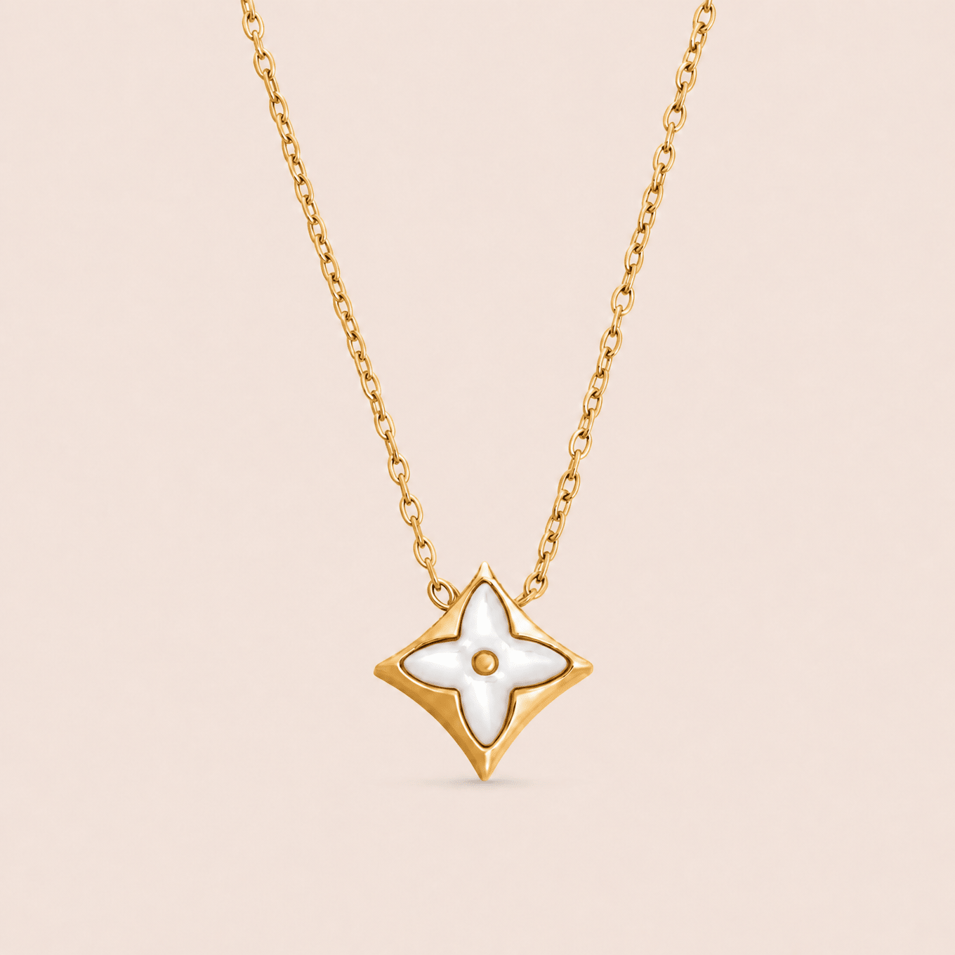 Pearl Star Charm Necklace - Gemlet