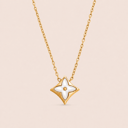 Pearl Star Charm Necklace - Gemlet