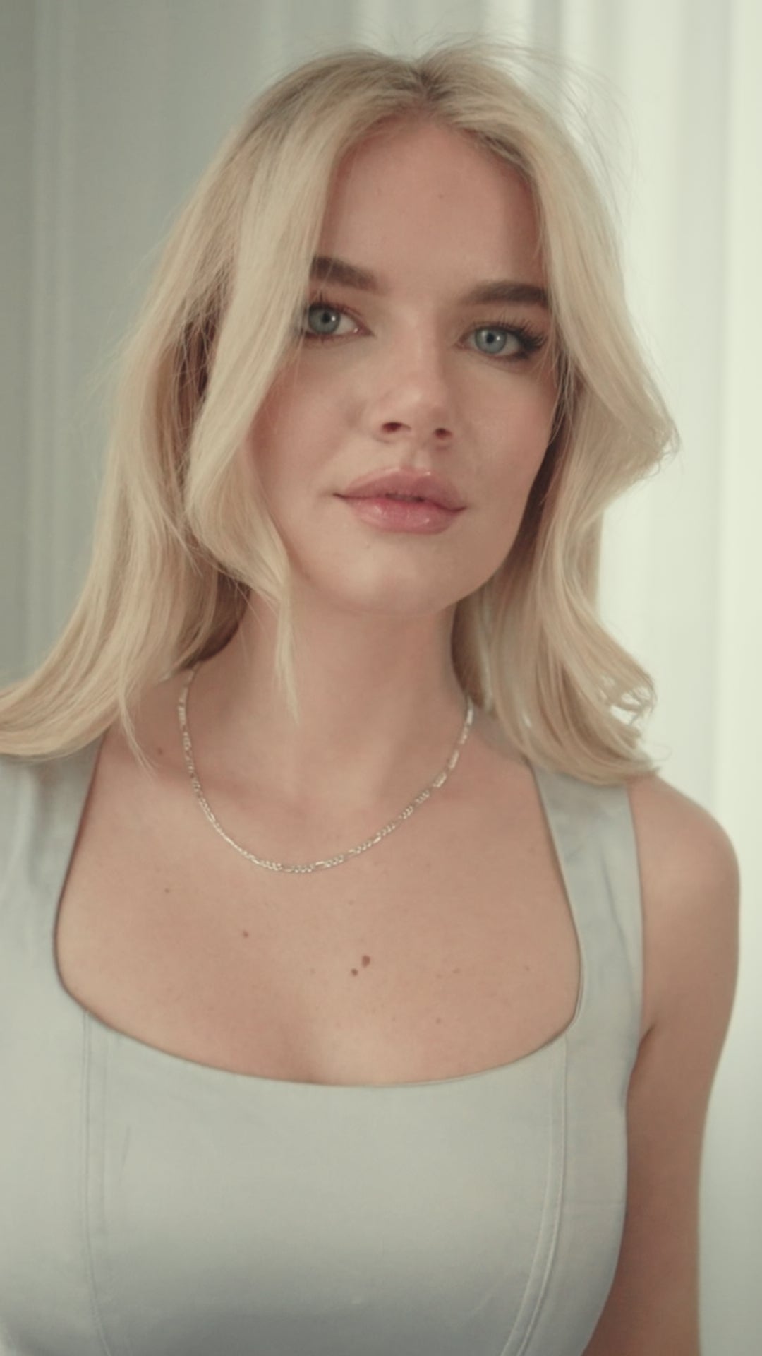Flat Figaro Chain Necklace