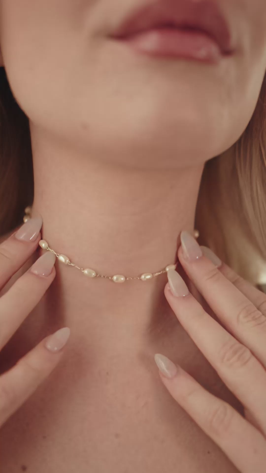 Dainty Pearl Necklace