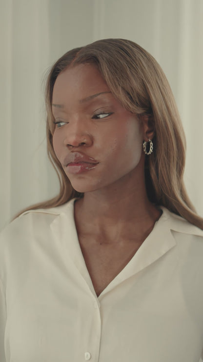Curved Chain Hoops