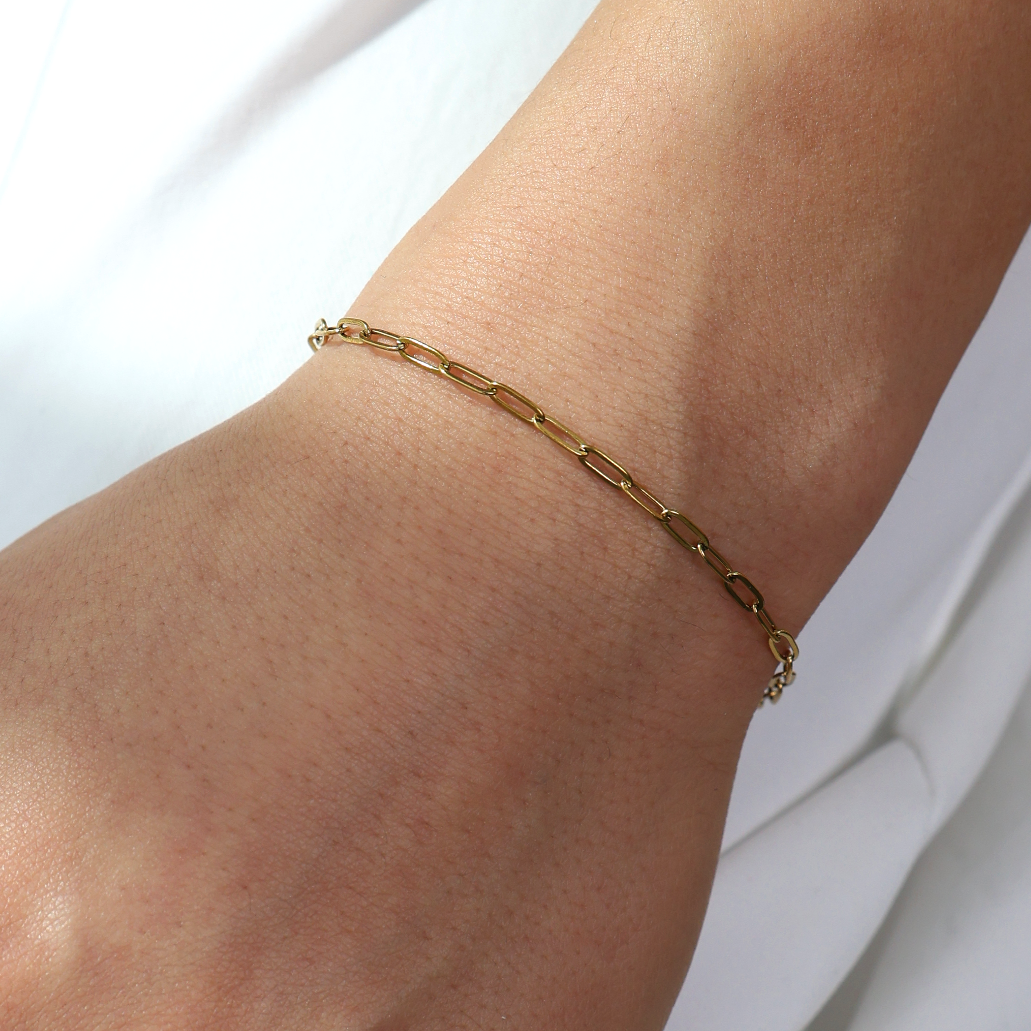 Paperclip Chain Bracelet