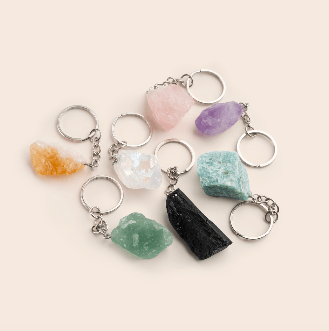 Raw Crystal Keychain - Gemlet