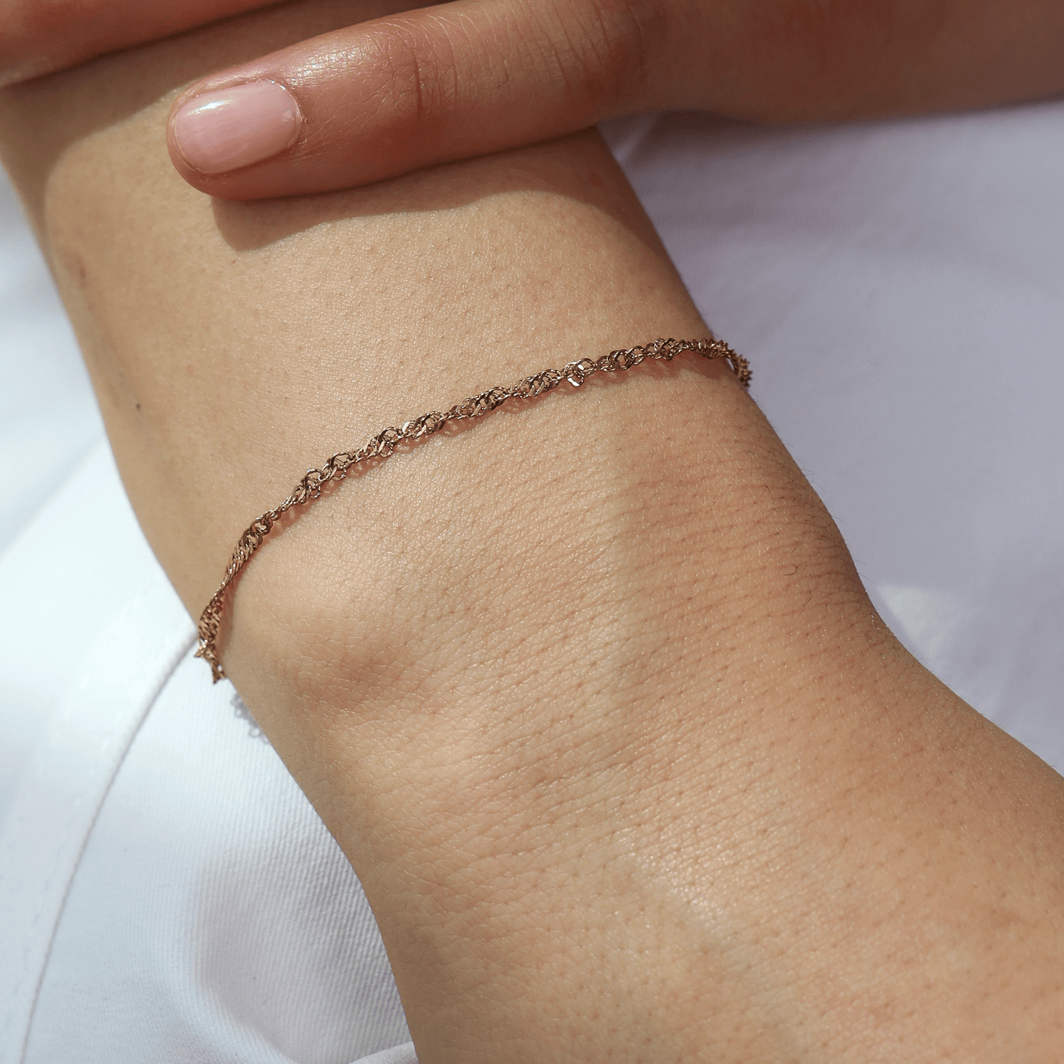 Rope Twist Chain Bracelet - Gemlet
