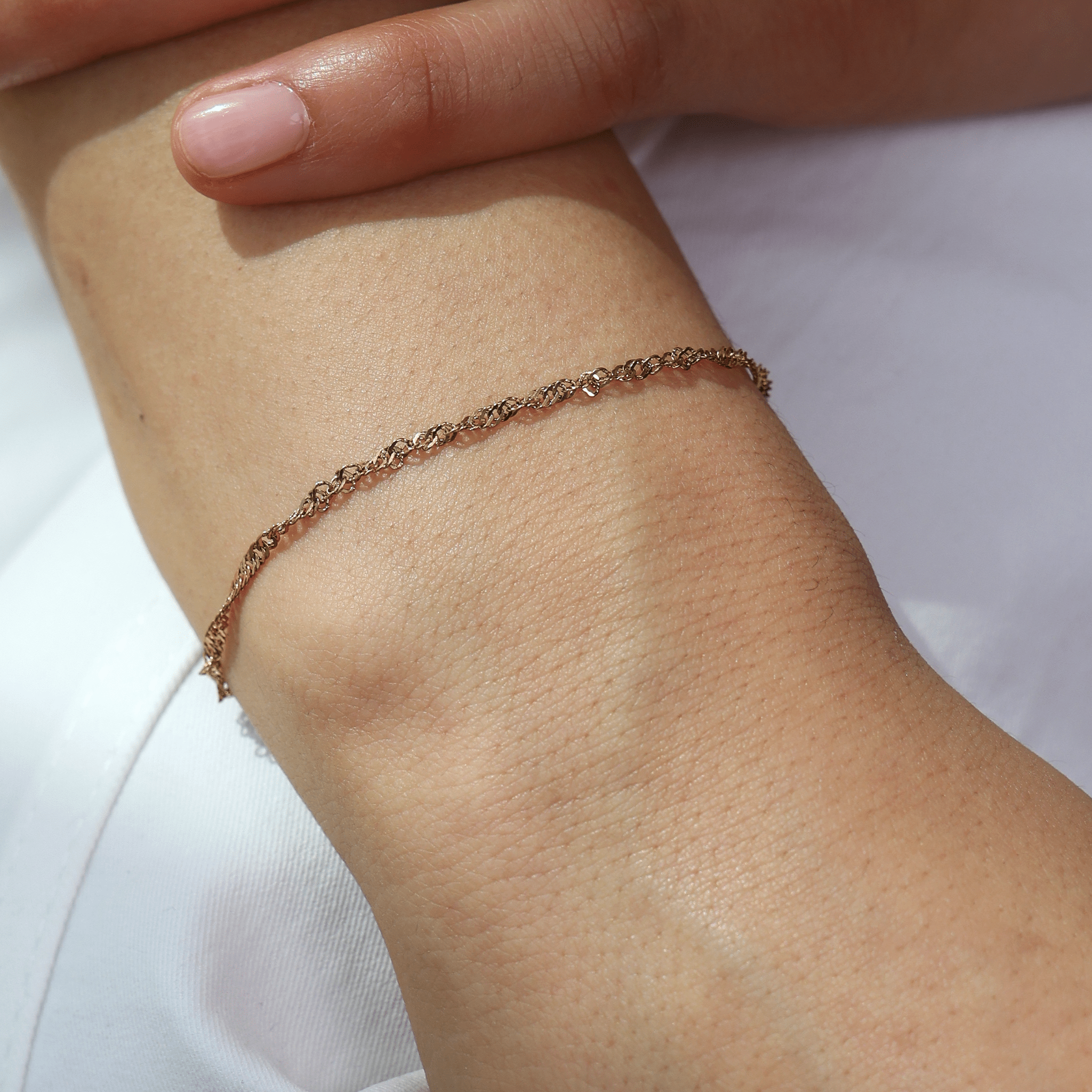 Rope Twist Chain Bracelet - Gemlet