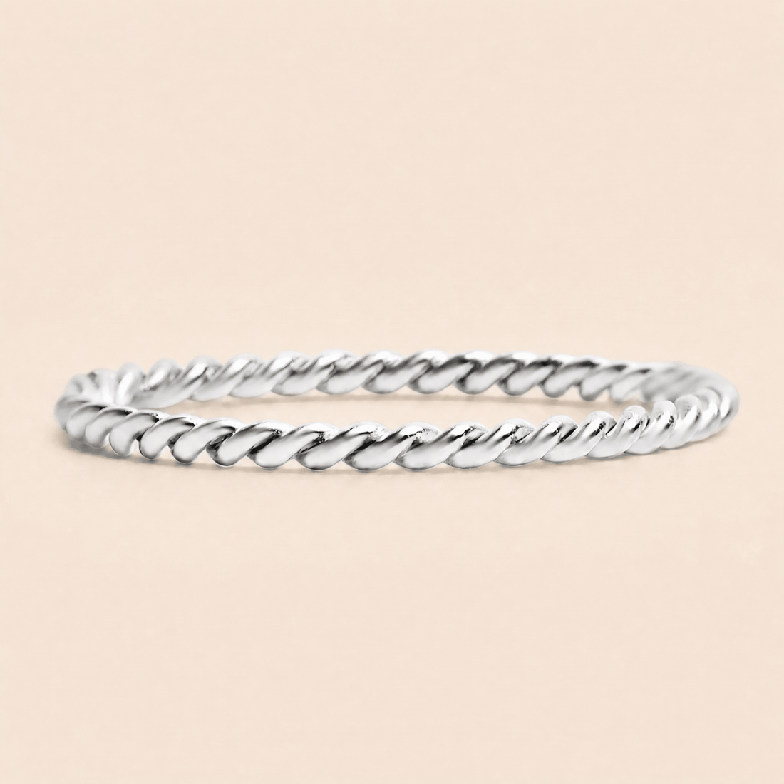 Rope Twist Stacking Ring - Gemlet
