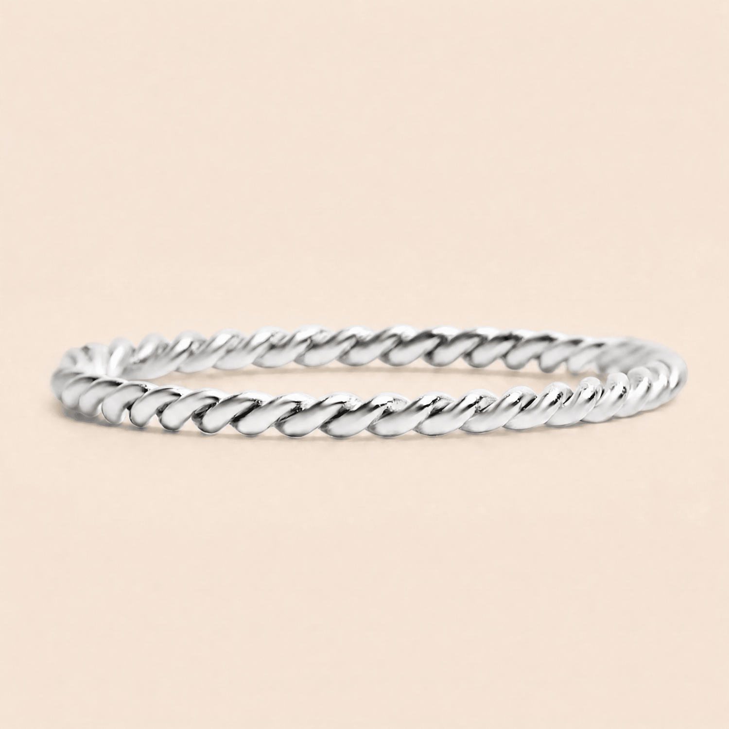 Rope Twist Stacking Ring - Gemlet