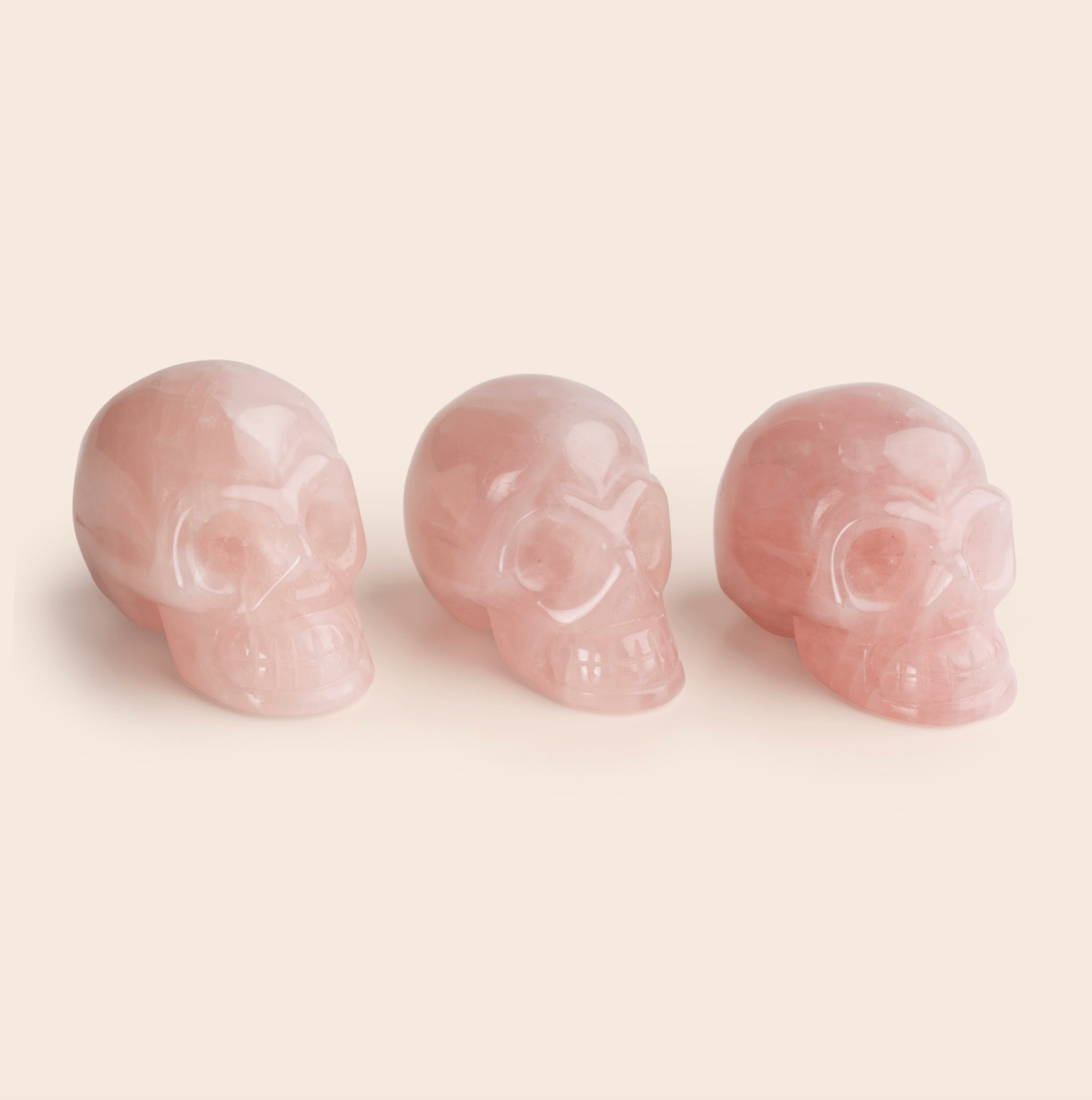 Rose Quartz Crystal Skull - Gemlet