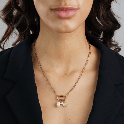 Sea Shell Carabiner Necklace - Gemlet