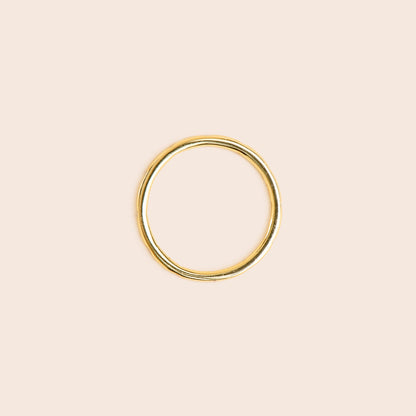 Sparkly CZ Band - Gold Filled Stacking Ring - Gemlet