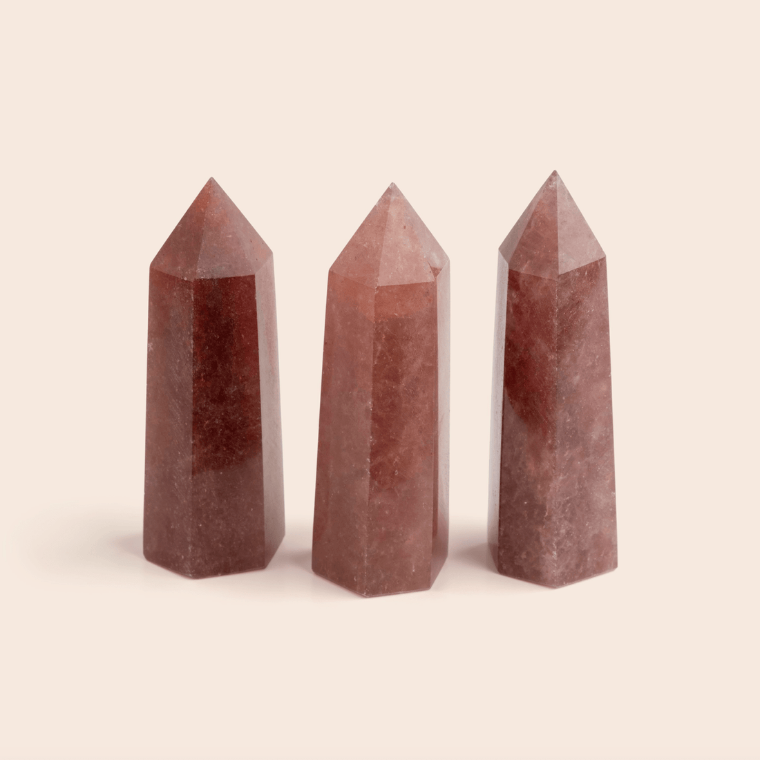 Strawberry Quartz Crystal Tower - Gemlet