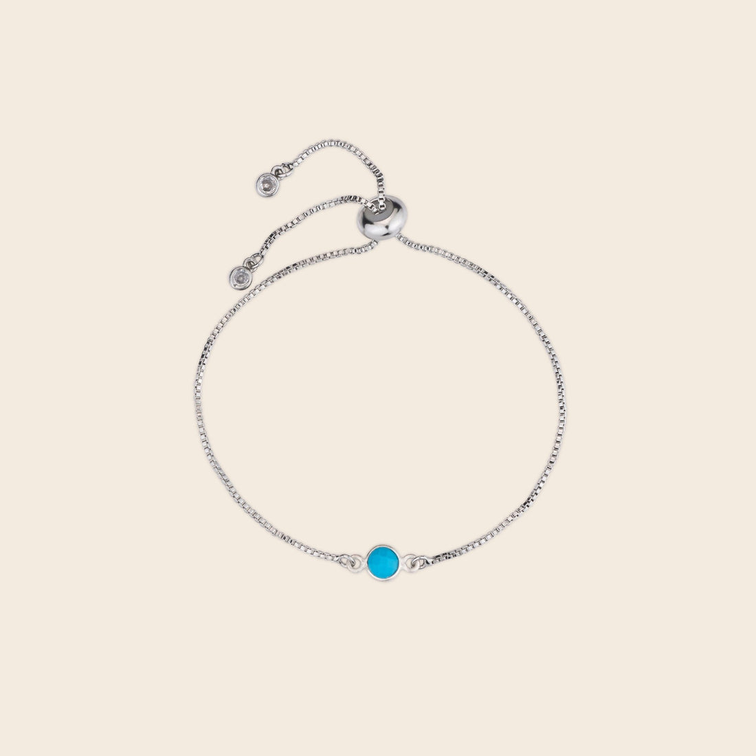 Turquoise Gemstone Adjustable Bracelet - Gemlet