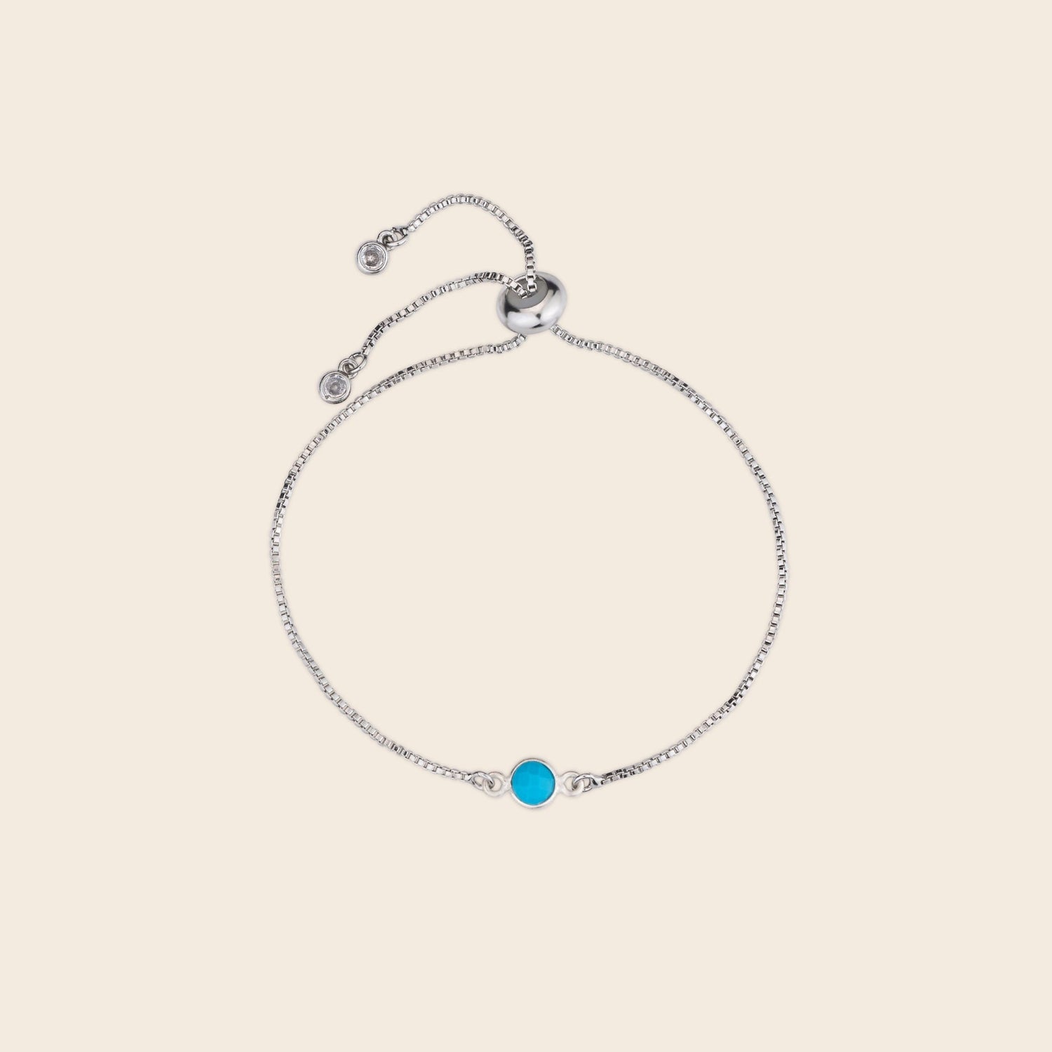 Turquoise Gemstone Adjustable Bracelet - Gemlet