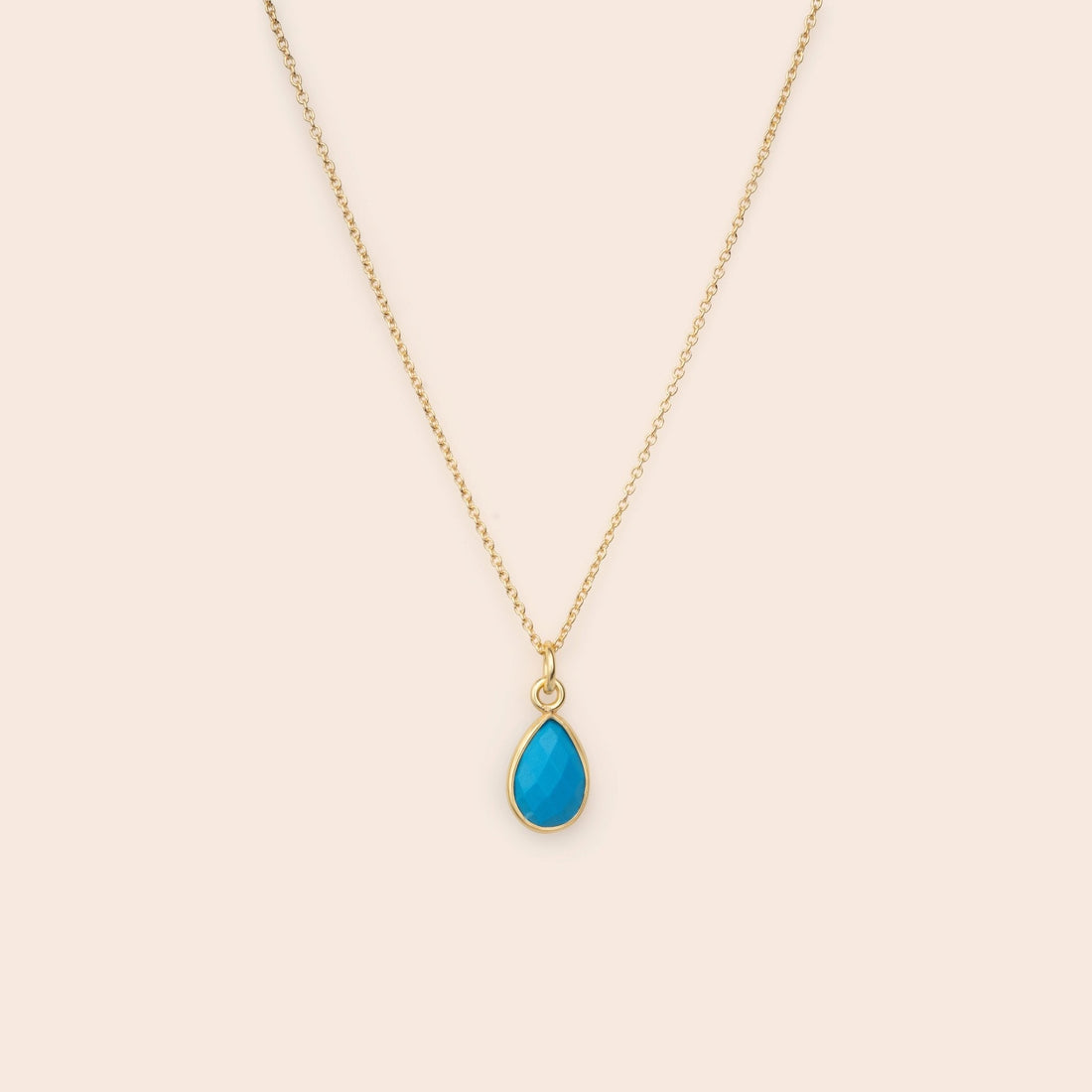 Turquoise Teardrop Necklace - Gemlet