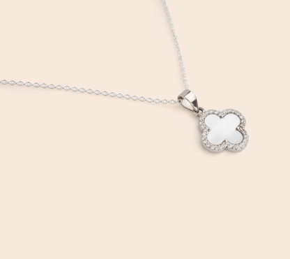 White Clover CZ Necklace - Gemlet