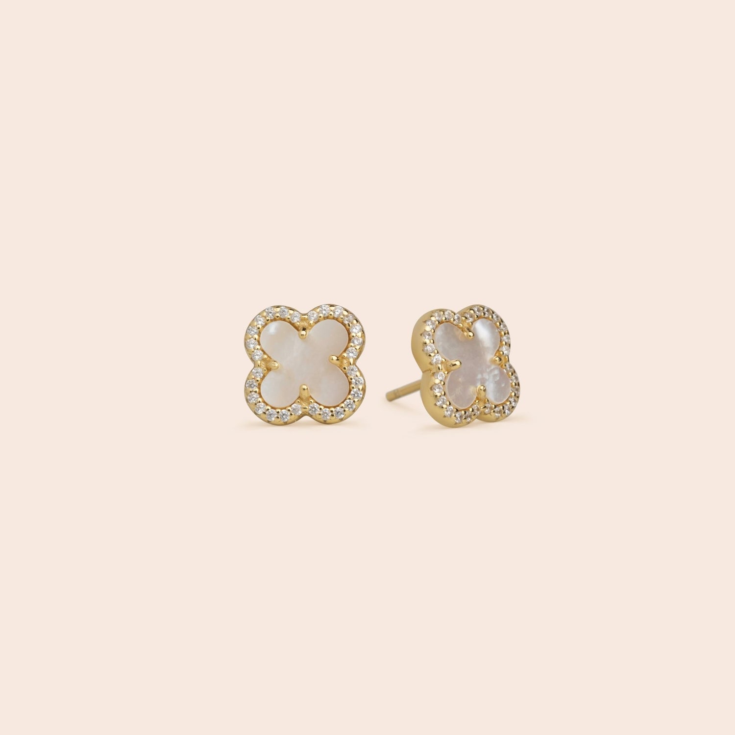 White Clover Studs - Gemlet