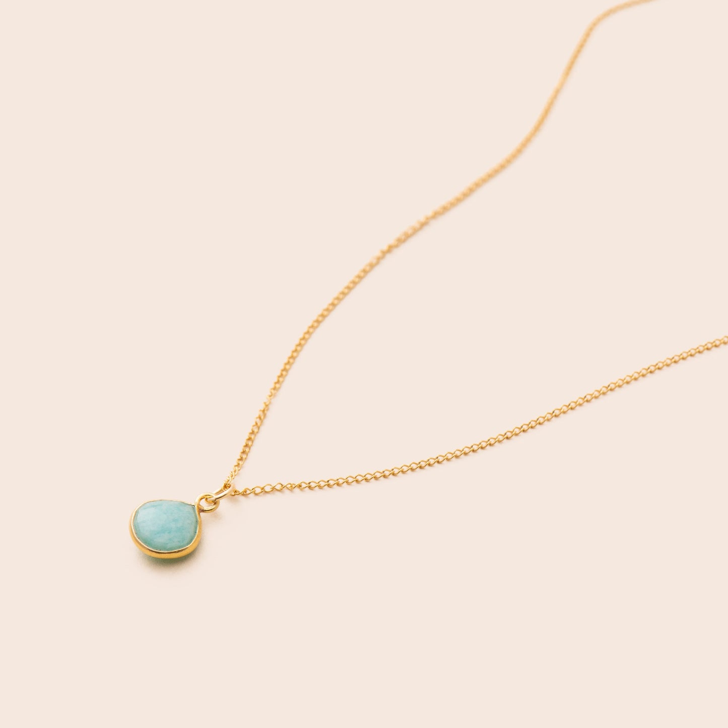 Load image into Gallery viewer, Amazonite Briolette Cut Necklace - Gemlet
